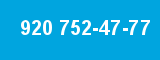 920 752-47-77 920 752-47-77